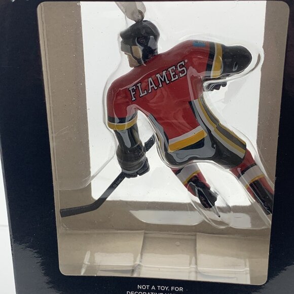 Hallmark NHL Calgary Flames Christmas Tree Ornament - Hockey Player - Picture 5 of 5